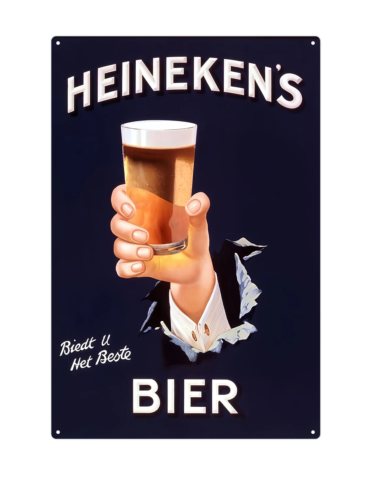 Decoratiebord - Heineken Bier