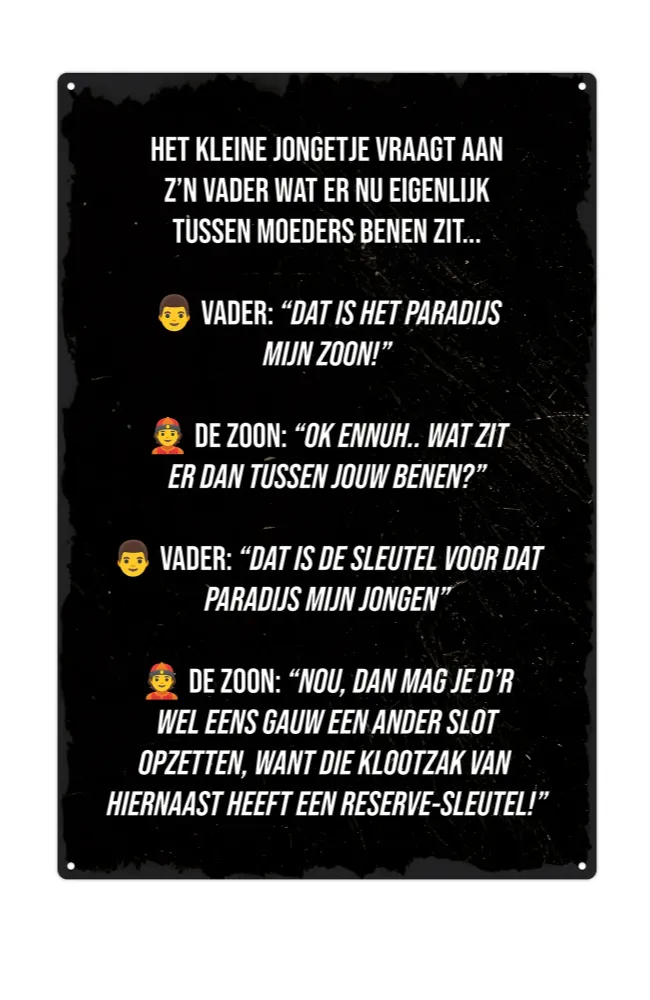 grappig humor bordje voor bar mancave garage of café