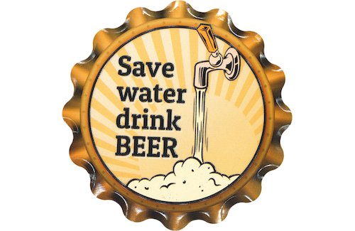 Onderzetter Save water