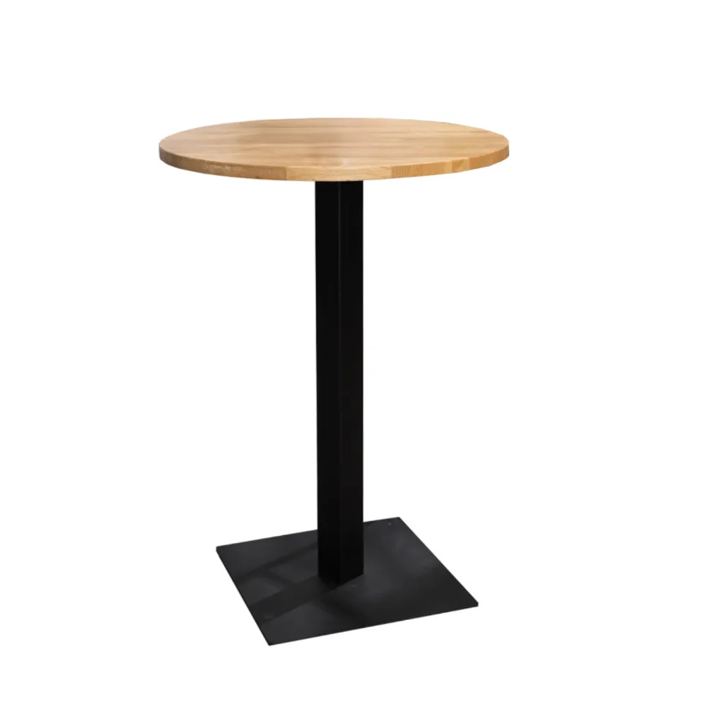 bartafel nordic oak 80 ronde eiken bartafel 80 cm